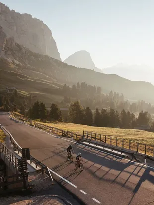 Road bike passo gardena