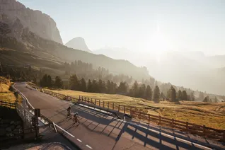 Road bike passo gardena