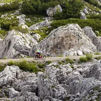 Bici da corsa passo valparola